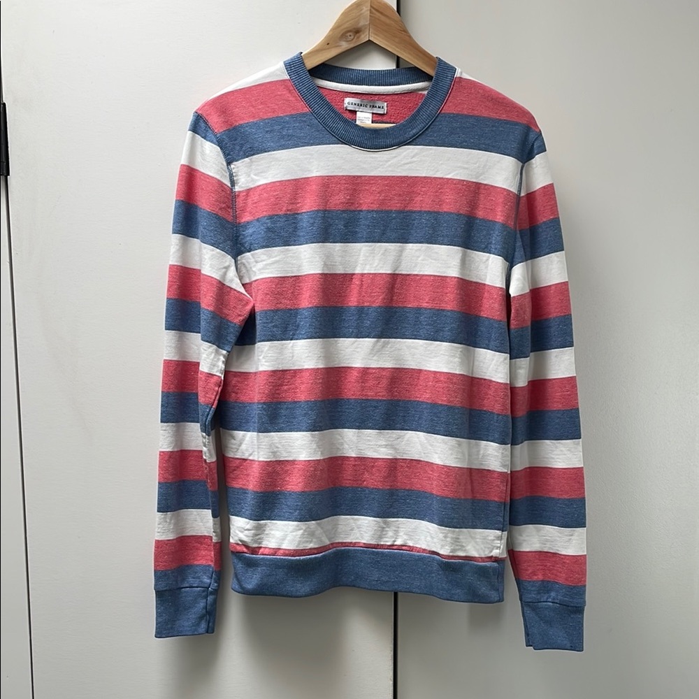 Generic Frame Striped Crewneck Sweater